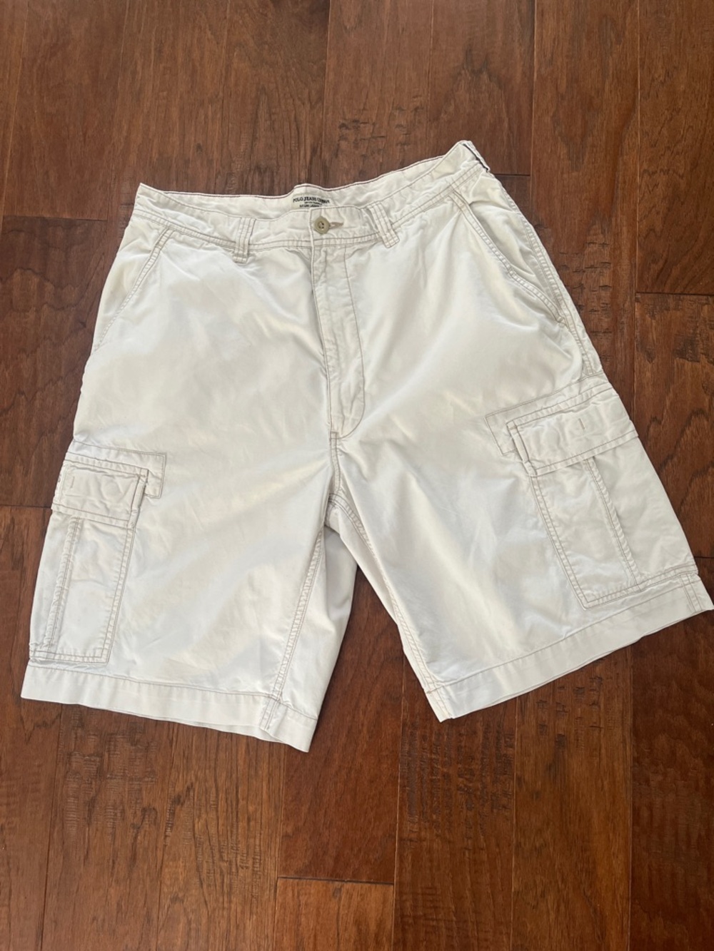 Polo by Ralph Lauren Men's Cream/Tan Cargo Shorts 36